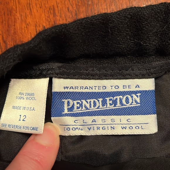 Vintage Pendleton Wool Skirt with Pockets size 12 - Picture 8 of 9
